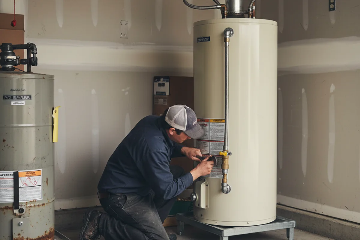 Water heater and shutoff valve replacement in Lanai City